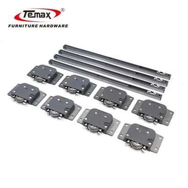 بكرات باب جرار لخزانة الملابس